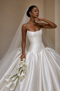 Ranaysa — Boat Neckline A-Line Gown