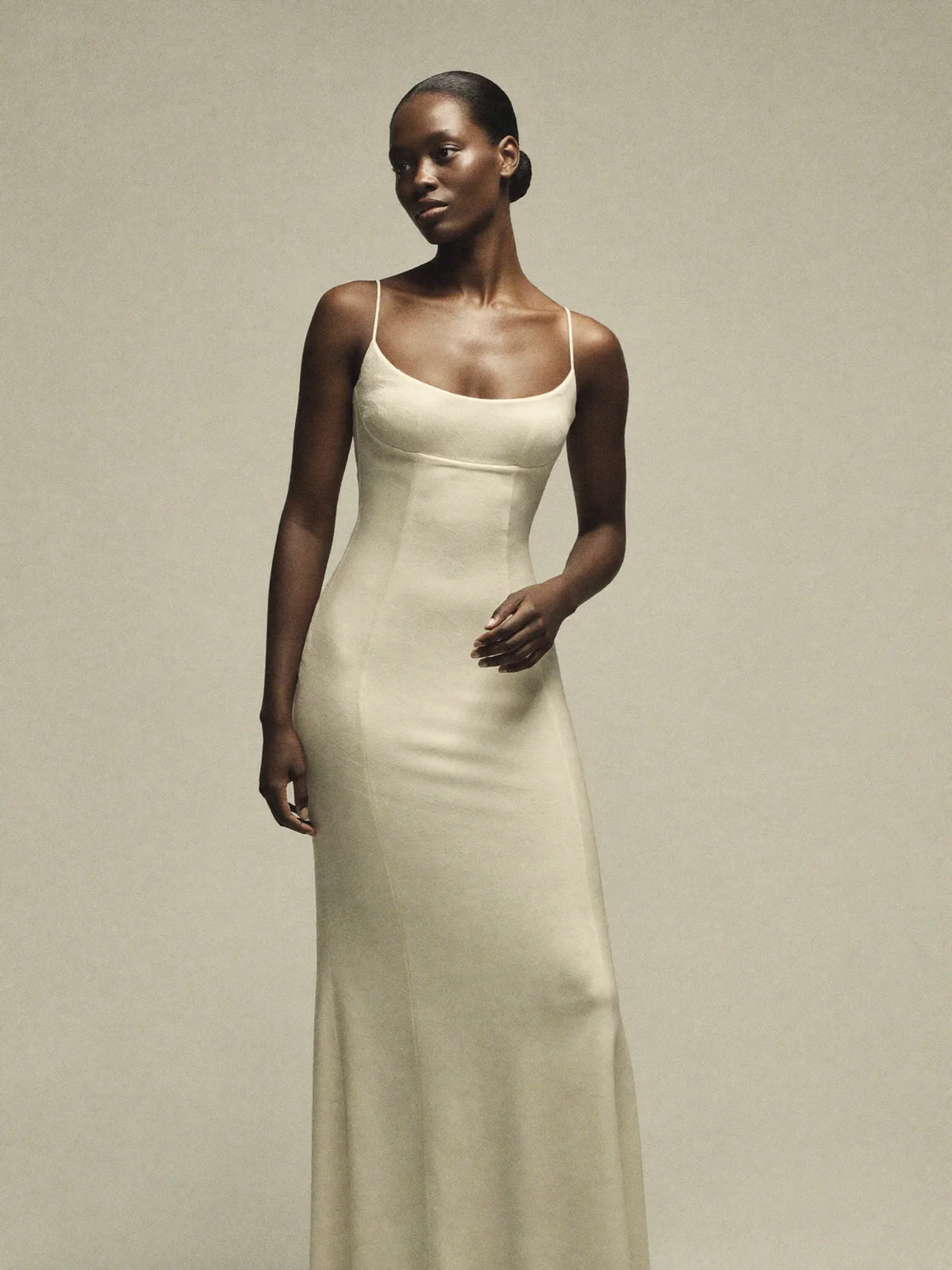 Ellie — Scoop-Neck Slip Gown